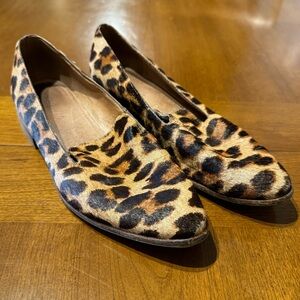 Madewell calf hair leather loafers